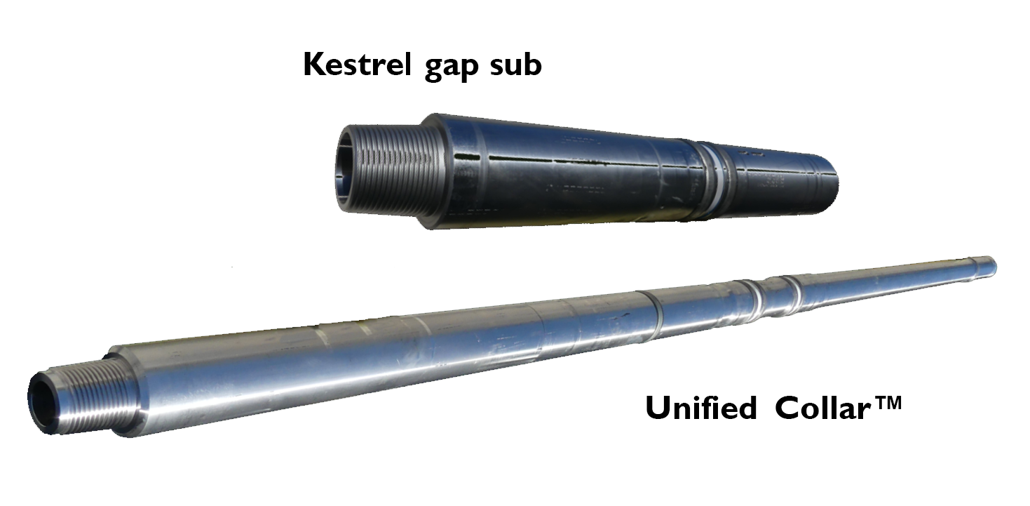 Images of the Kestrel gap sub and Unified Collar.