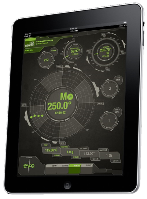 nACT software on an ipad.